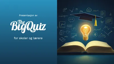blog item Presentasjon av TheBigQuiz for skoler og lærere